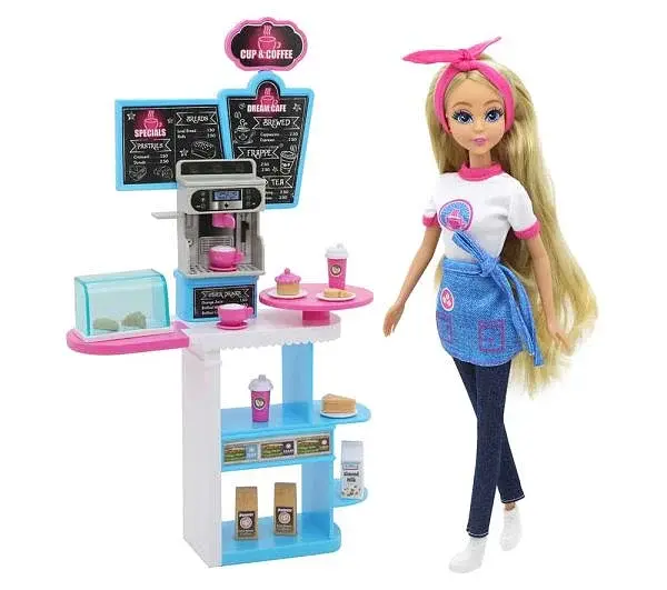Игровой набор Кофейня Dreameez FV81002 с куклой 30 см разноцветный - фото 2