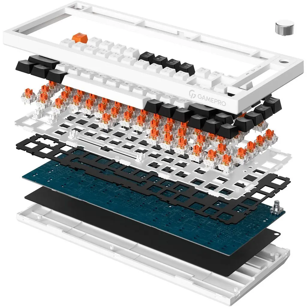Клавиатура GamePro Asgard Valhalla MK160W Pro White [142214] - фото 4