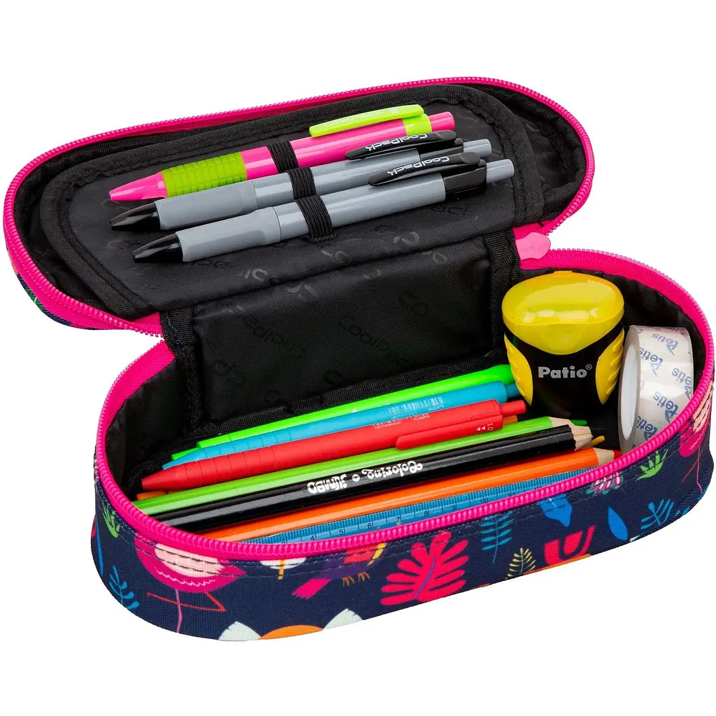 Пенал на блискавці CoolPack Campus Lady Color, з органайзером для ручок, 23х9х5 см (F062702) - фото 2