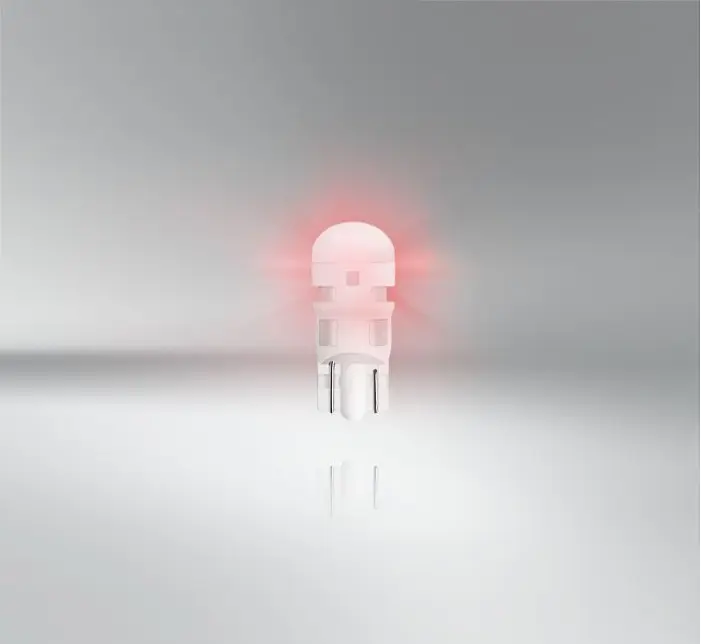 Комплект світлодіодних ламп OSRAM 2825DRP-02B W5W Red 12V - фото 4