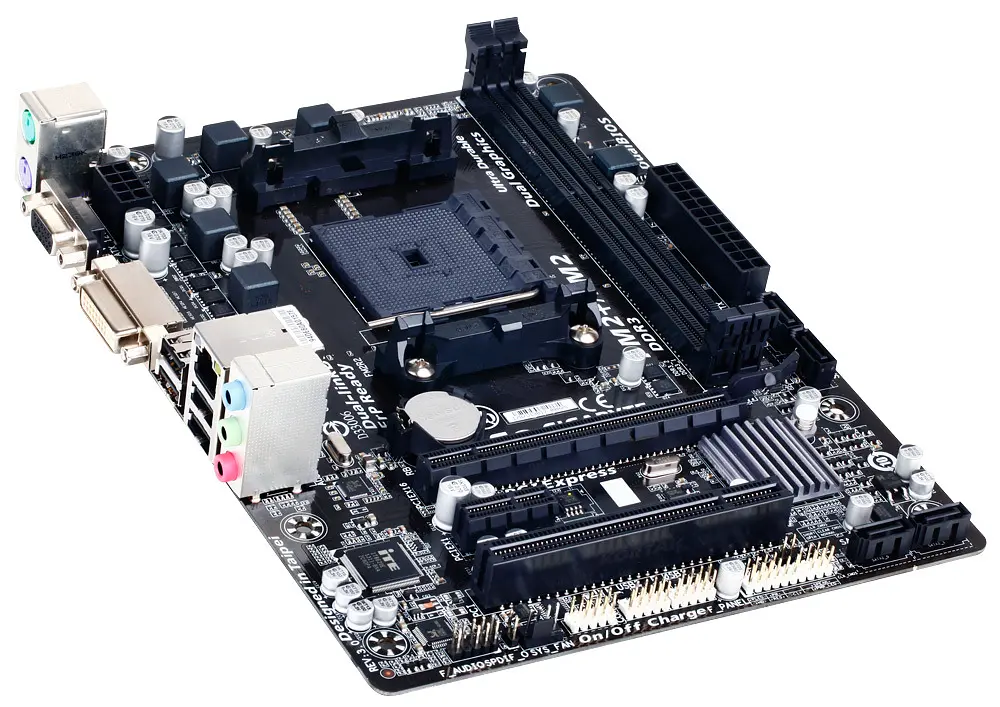 Материнська плата Gigabyte GA-F2A55M-DS2 rev.3.0 Socket FM2 (GA-F2A55M-DS2 REV.3.0) Б/В - фото 2