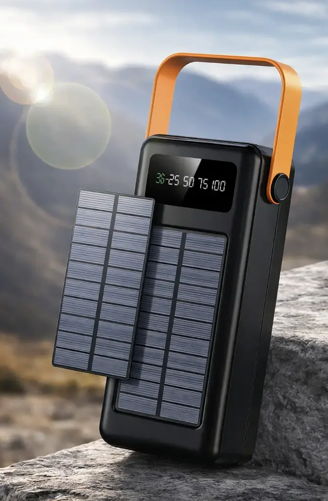 Power Bank SOLAR YM-636CX 80000 mAh з ліхтариком ∙ Портативний акумулятор YM-636C на сонячній батареї - фото 4