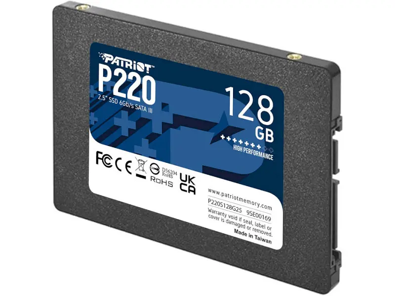 SSD-накопичувач Patriot P220 128 GB (P220S128G25) - фото 3