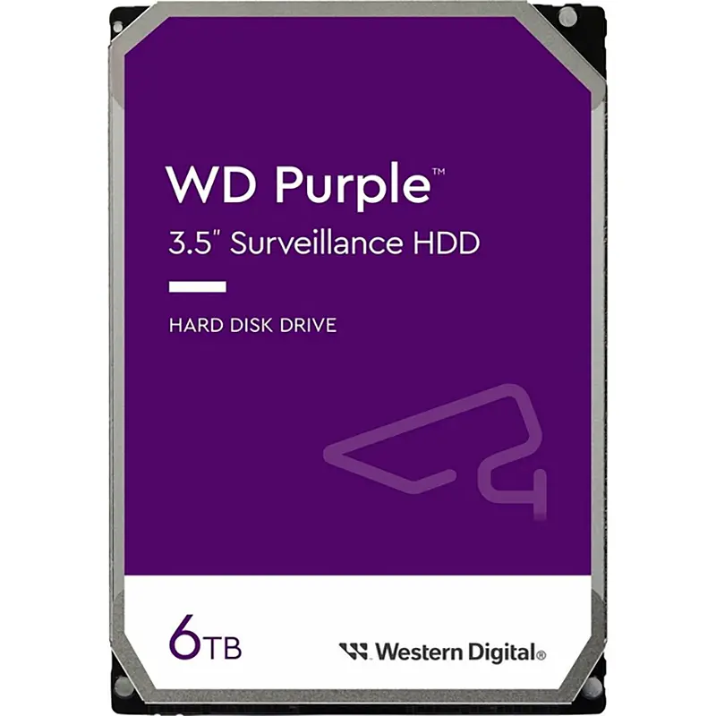Накопичувач HDD SATA 6.0TB WD Purple 5400rpm 256MB (WD64PURZ) - фото 2
