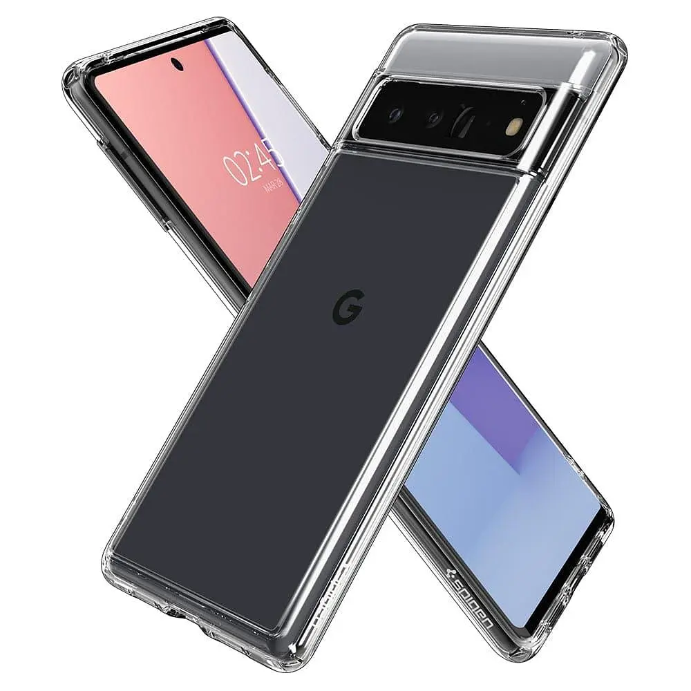 Чохол прозорий протиударний Spigen Ultra Hybrid Crystal SPGACS03465 для Google Pixel 6 Pro (6.7") Clear - фото 8