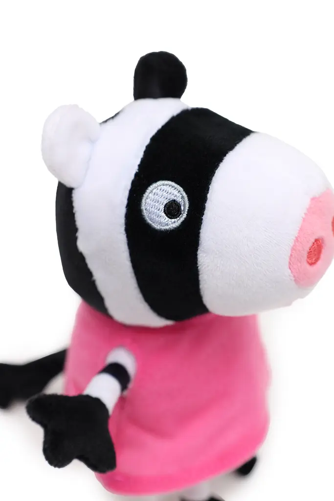 Дитяча іграшка м’яконабивна TY Peppa Pig "Zoe Zebra" 15 см TY 46174 ЦБ-00283980 - фото 3