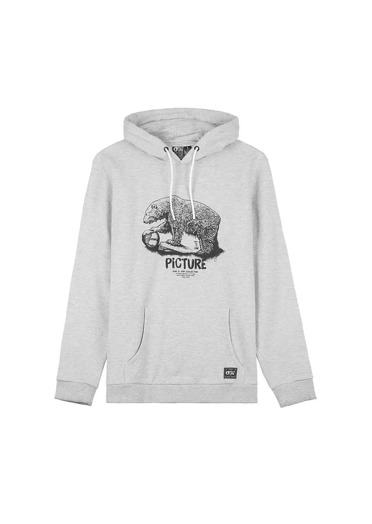 Толстовка Picture Organic Bear D-S Hoody XL Світло-сірий - фото 4