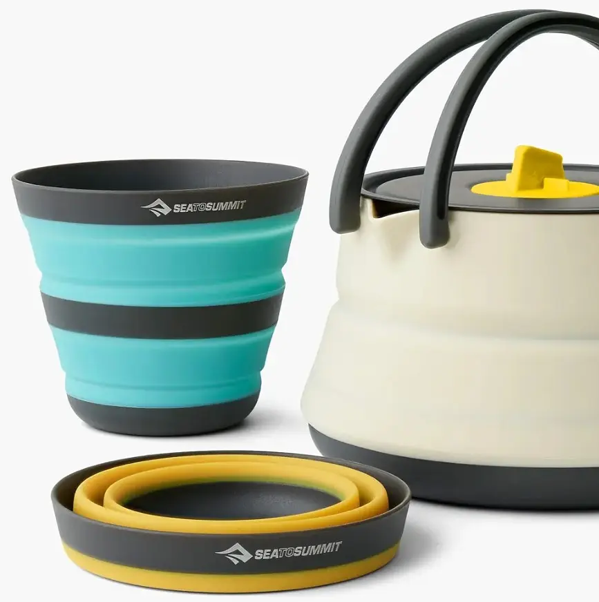 Набір посуду Sea to Summit Frontier UL Collapsible Kettle Cook Set, на 2 особи Різнокольоровий - фото 2
