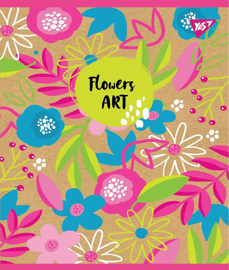 Набор тетрадей Yes Flowers art А5 в линейку 18 листов 10 шт. (765090) - фото 4