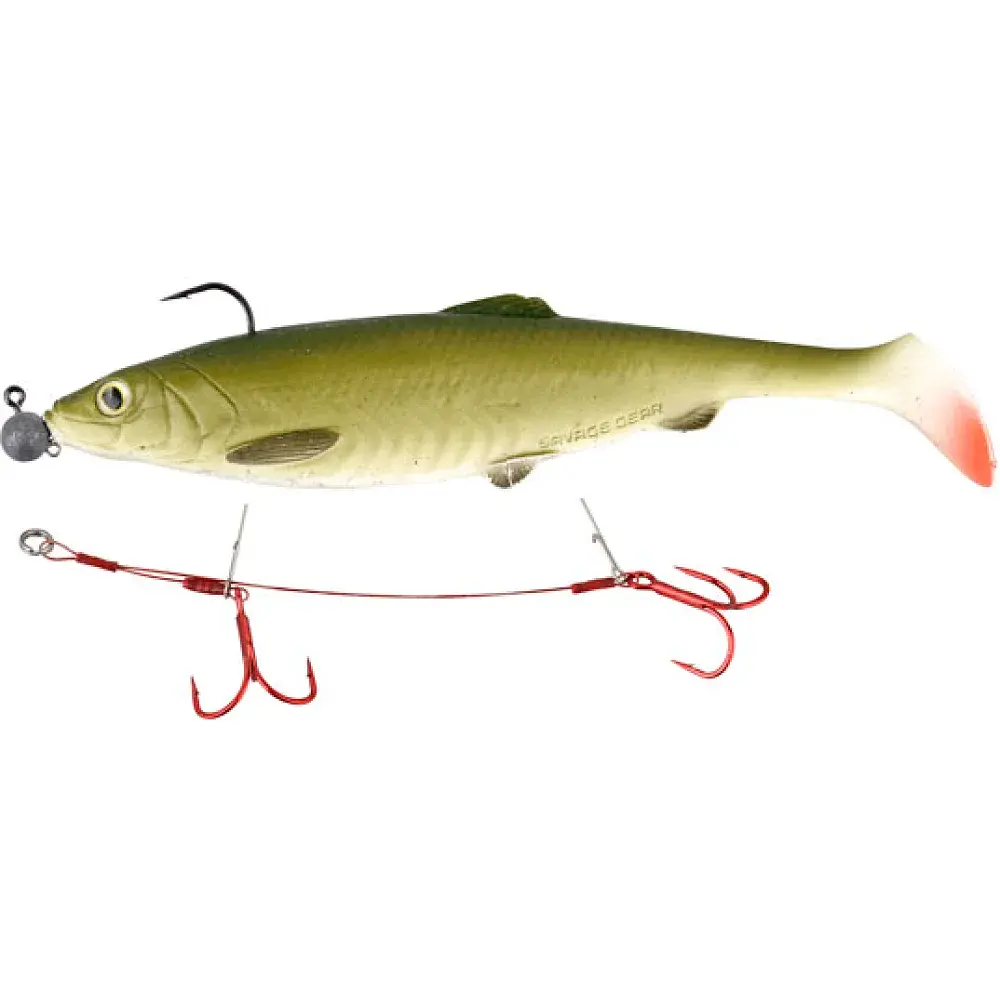 Оснастка Savage Gear Carbon49 Double Stinger #1 10.5cm 16kg (2 шт/уп.) - фото 2