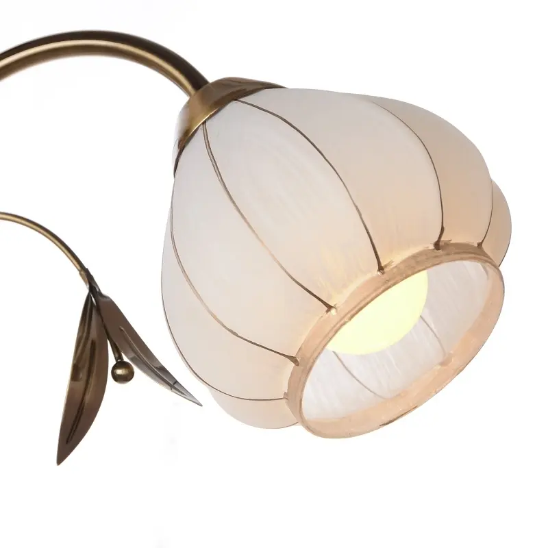 Люстра потолочная Brille классическая E14 40W BZ (LK-280C/3) - фото 4