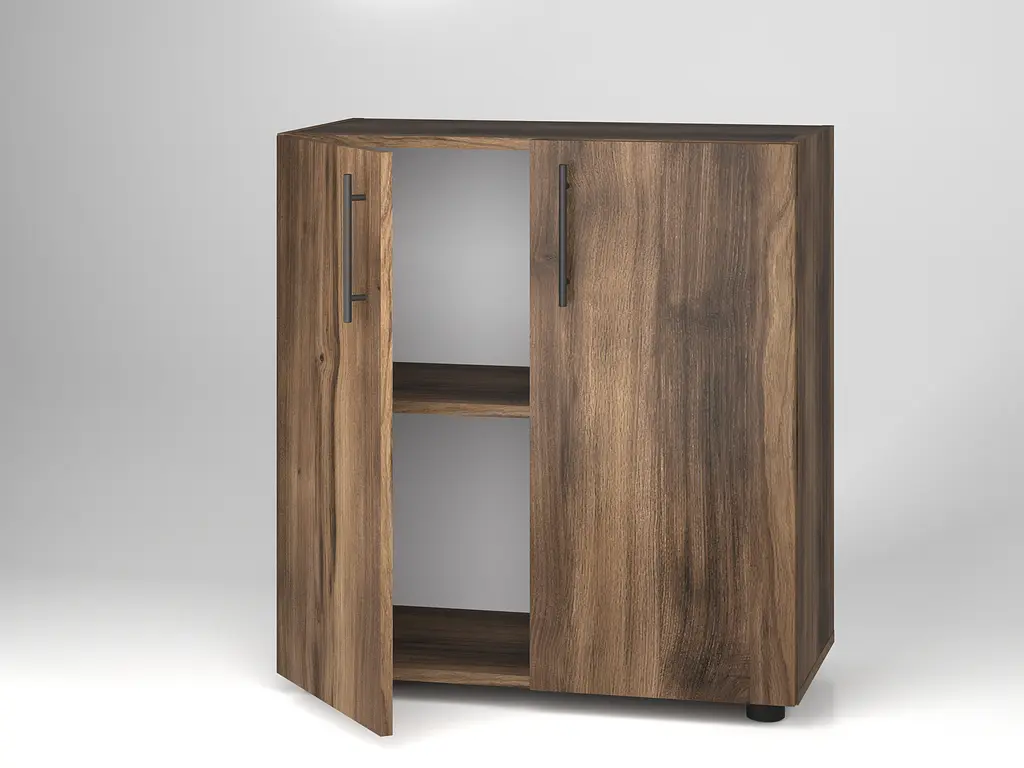 Шкаф для документов низкий ОП-611 Orange-Line 700х347х750 Дуб Барокко ристретто - фото 3