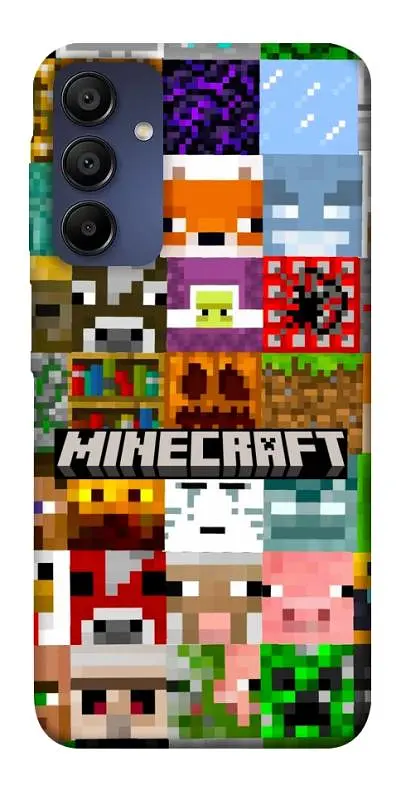 Чохол Demsky Minecraft collage для Samsung Galaxy A15 4G/5G