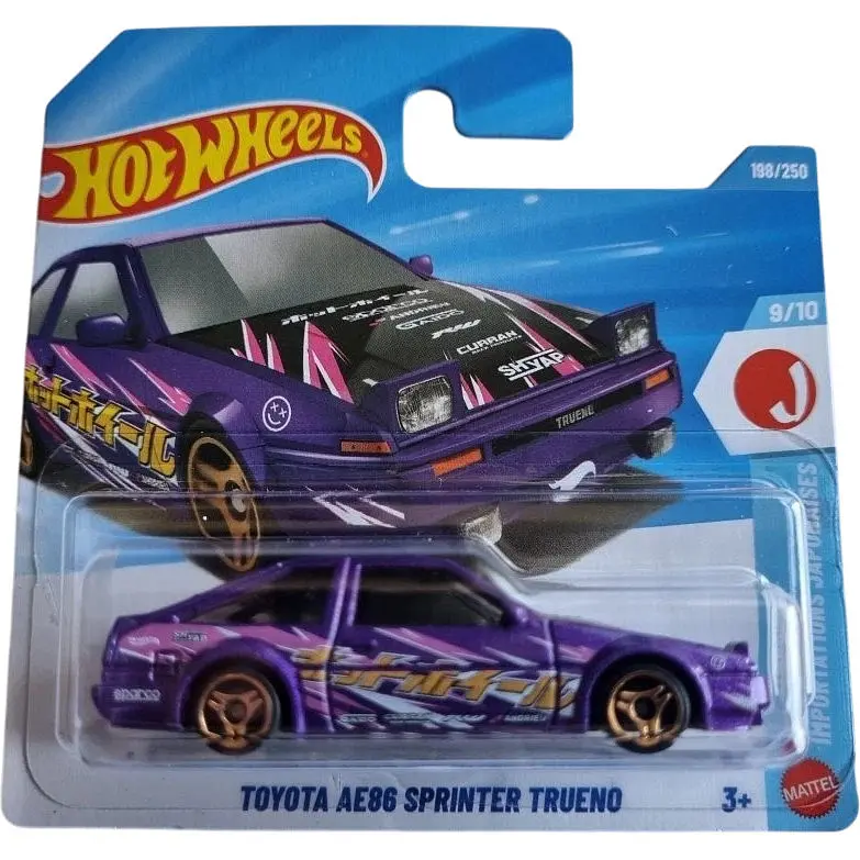 Базова машинка Hot Wheels HW J-Imports Toyota AE86 Sprinter Trueno фіолетова (5785) JJK34-N521