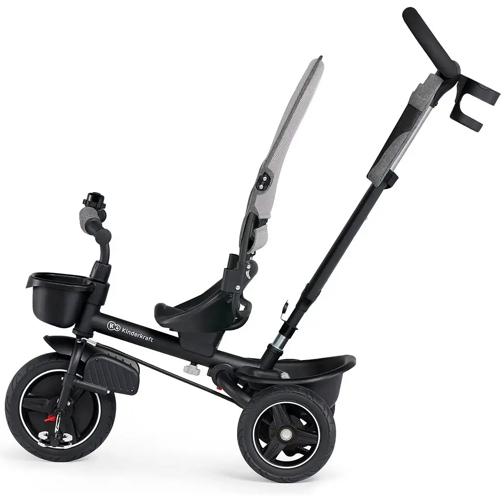 Трехколесный велосипед Kinderkraft Spinstep Platinum Grey серый (KRSPST00GRY0000) - фото 6