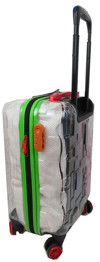 Прозора мала пластикова валіза + комплект органайзерів 42L My Luggage 55х34х25 см sum0026756 - фото 3