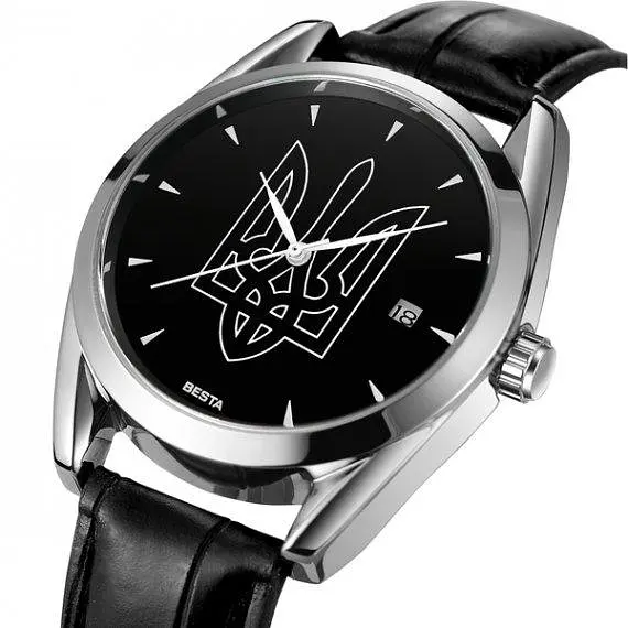 Чоловічий наручний годинник Besta pyzub Leather - фото 2