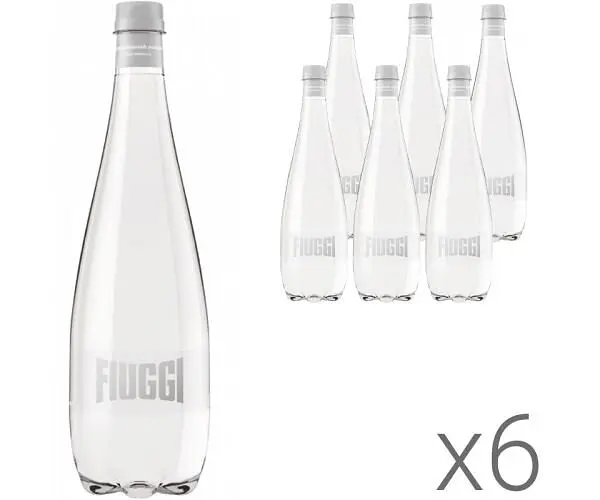 Fiuggi Naturale, Упаковка 6 шт. х 1 л, Вода олігомінеральна негазована Ф'юджі, ПЕТ