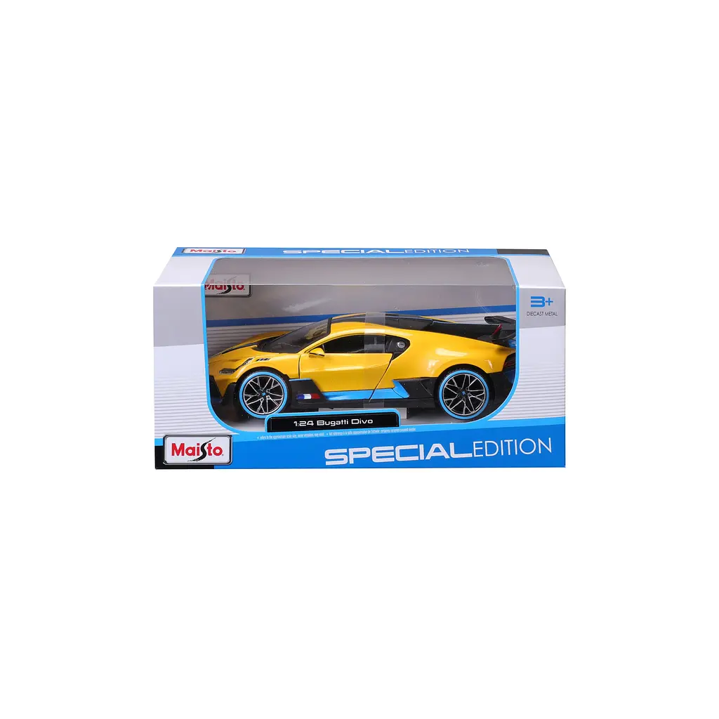Игровая автомодель Maisto Bugatti Divo 1:24 (31526 yellow) - фото 19