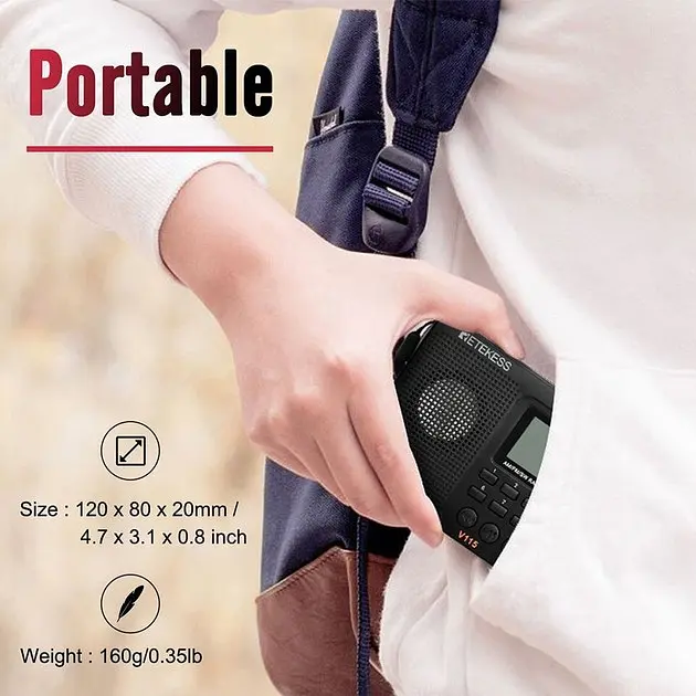Радіоприймач Retess V115 F9205C (на акумуляторі 1000 mAh BL-5C) - фото 2