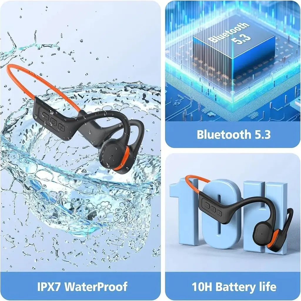 Навушники CelsusSound з кістковою провідністю та мікрофоном Bluetooth  - фото 5