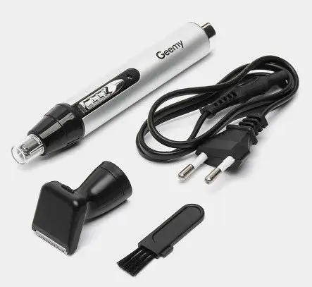 Триммер для стрижки волосся носа вух брів ProGemei GM-3105 2в1 машинка для видалення волосся на обличчі - фото 5