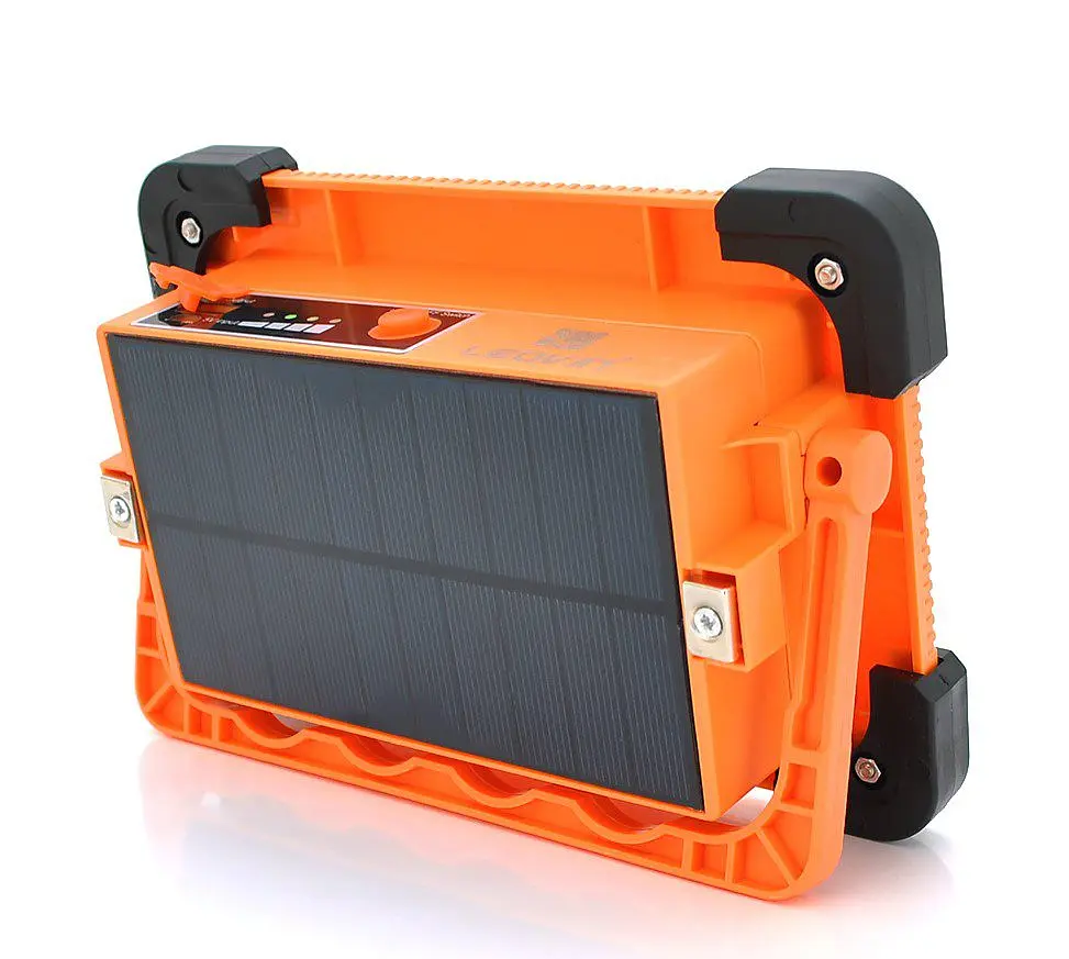Переносний ліхтар з сонячною панеллю Leovin LE068+Solar, 4 режими, USB вихід, акумулятор - фото 2