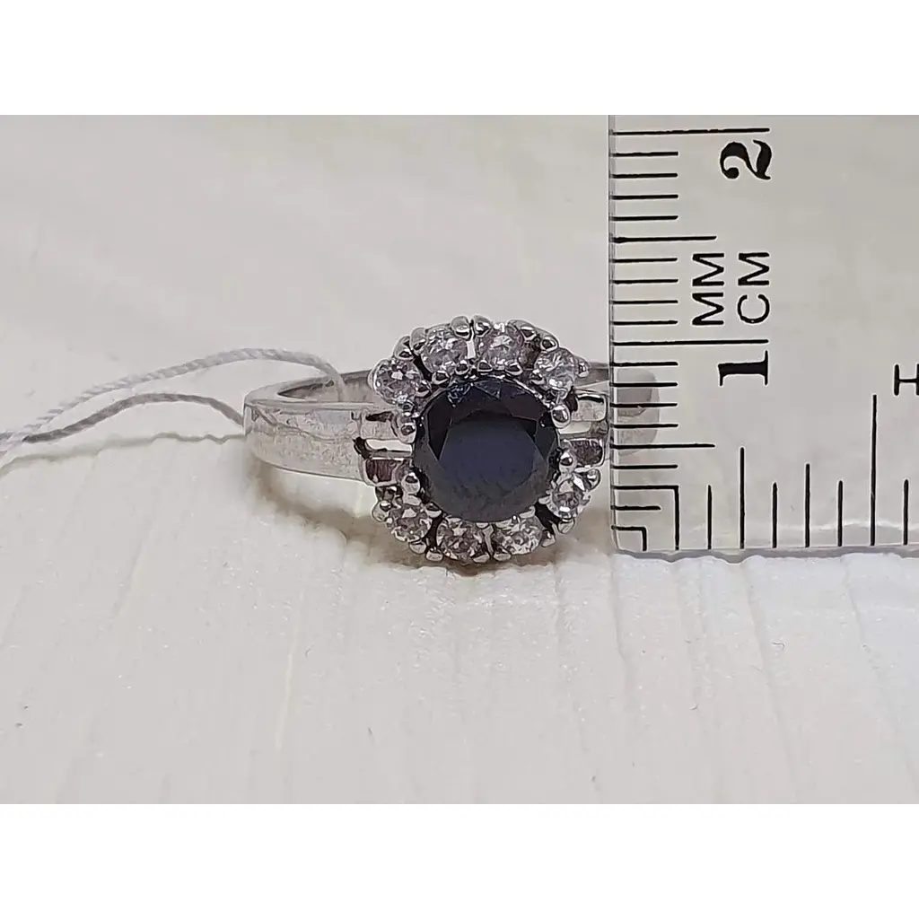 Срібне кільце DC Crystal з фіанітами. ФИ001 - фото 5