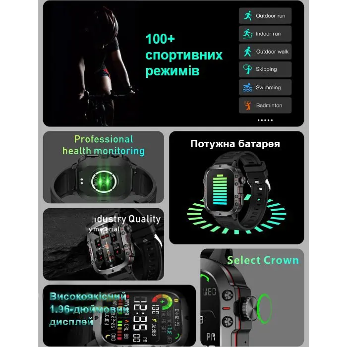 Часы Smart Expert Nano Rubber, 2 ремешка - фото 13