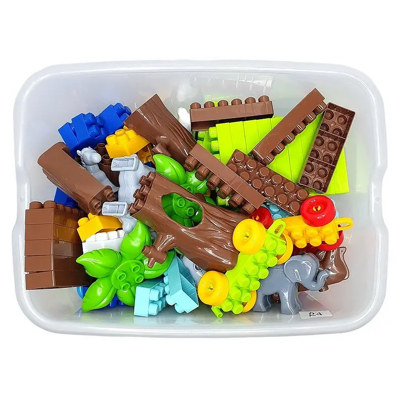 Дитячий блочний конструктор Doloni 013999/03 у пластиковому боксі 252 деталі - фото 4