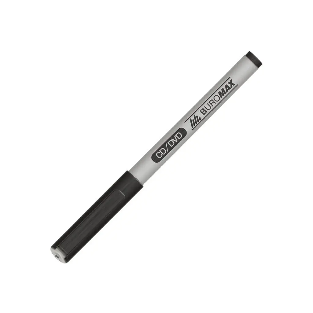 Маркер Buromax CD/DVD "JOBMAX", black, 0.6мм (BM.8701-01)