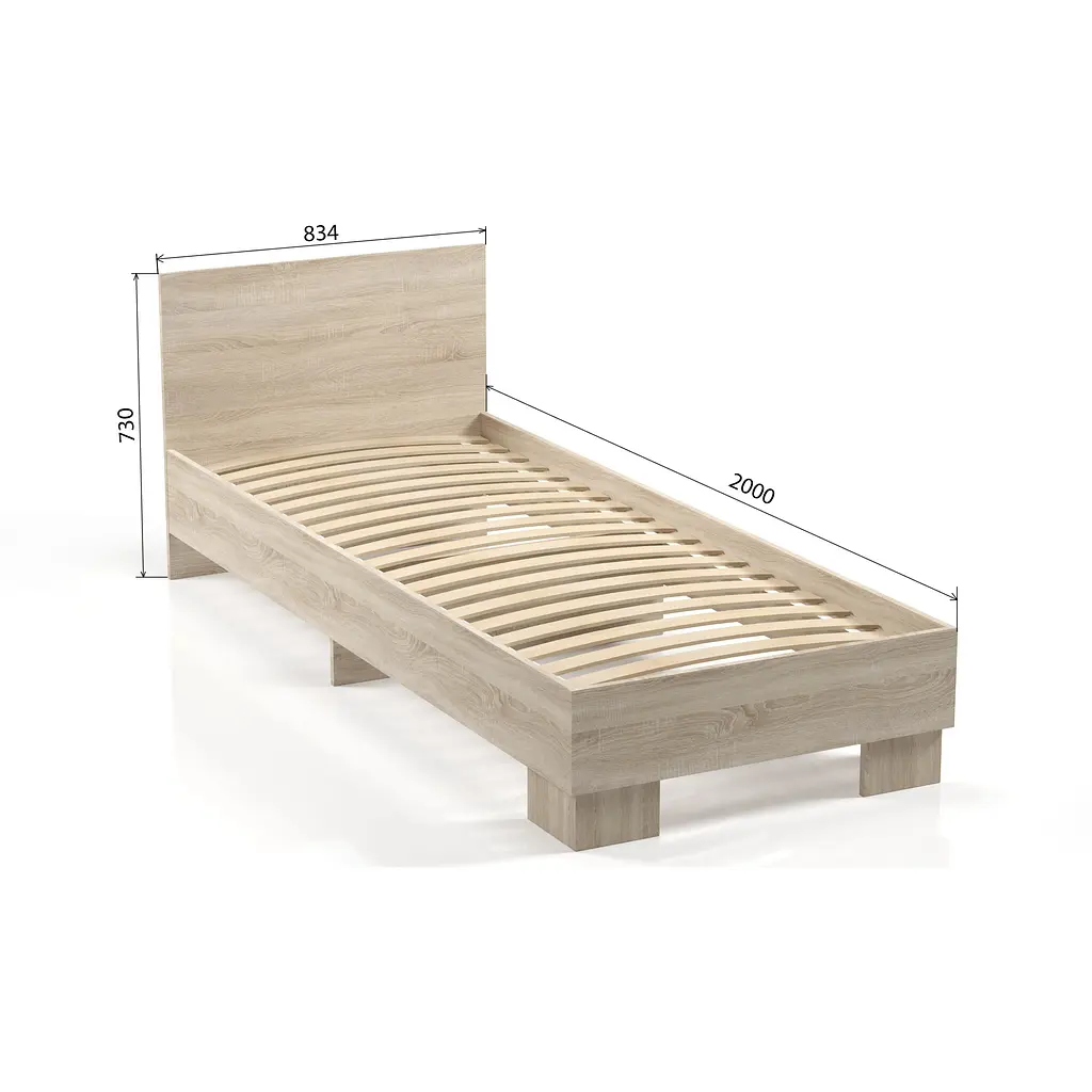 Ліжко Orange-Line Тіна 80 Дуб сонома - фото 2