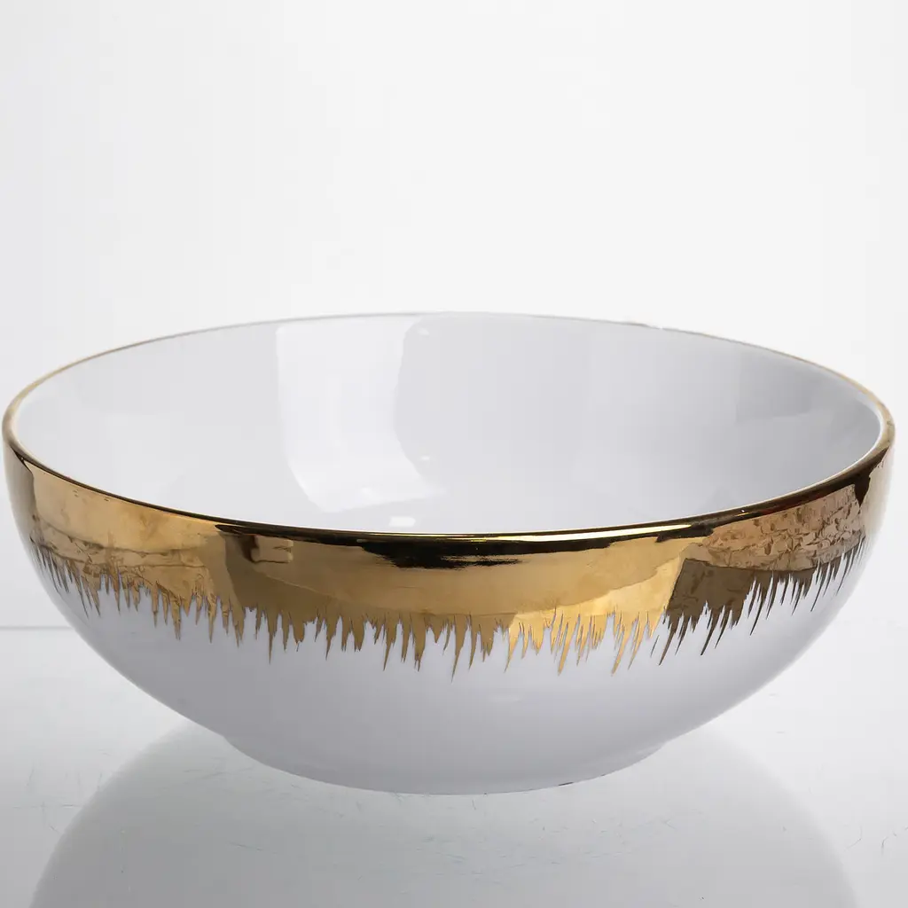 Салатниця порцелянова Golden Eye 26 см Yiwu DD26-31