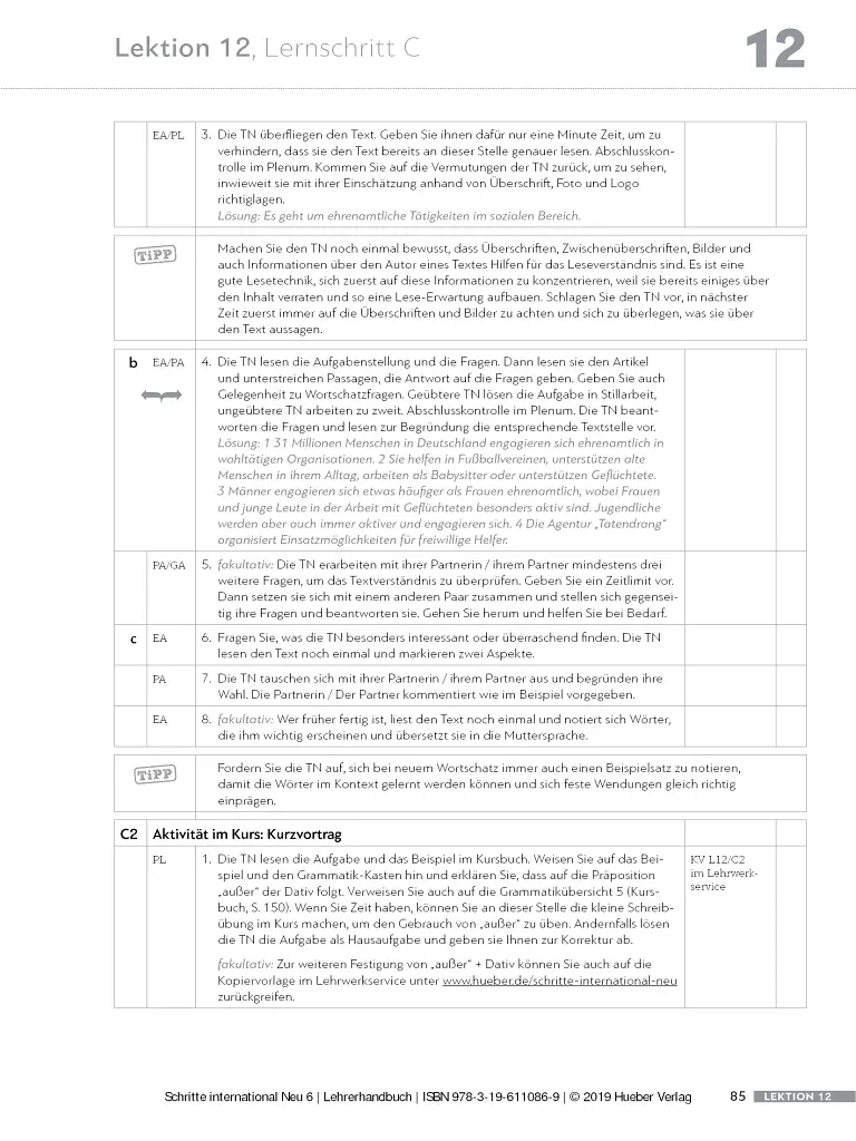 Schritte international Neu 6. Lehrerhandbuch - фото 10