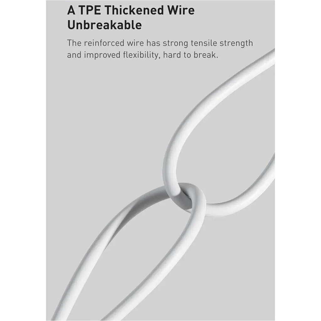 Кабель Baseus Superior Series USB-C to Lightning 20W 0.25m White (CATLYS-02) [111359] - фото 10