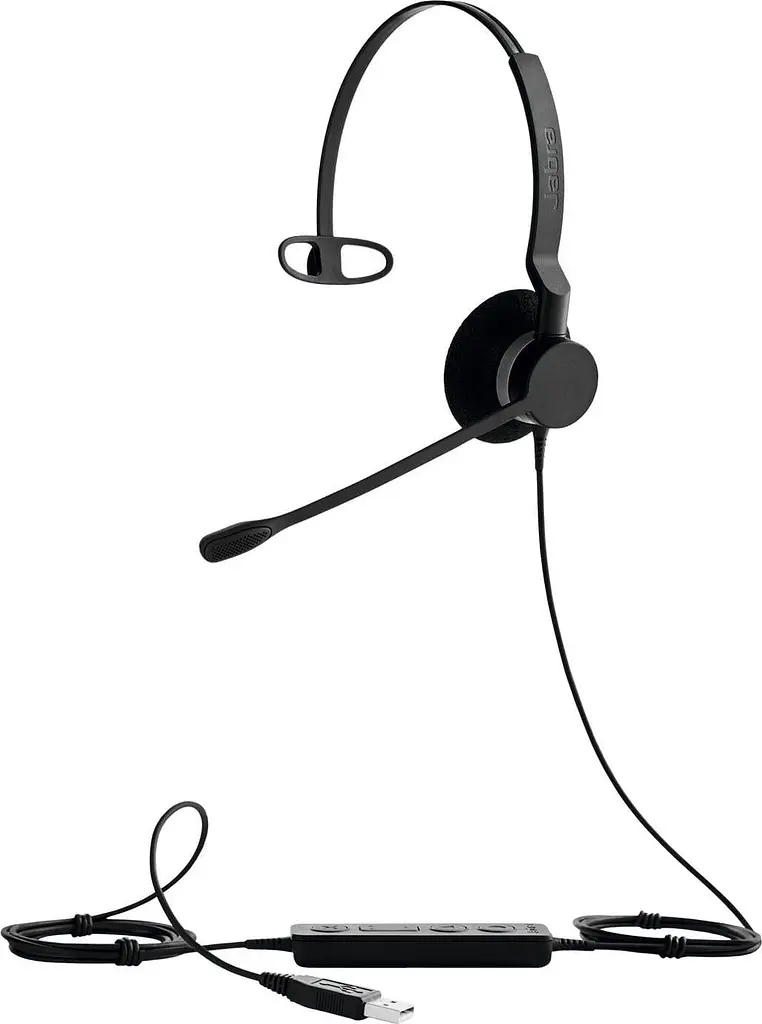 Гарнітура Jabra Biz 2300 Mono MS USB Black (2393-823-109) - фото 3