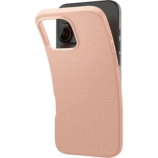 Чехол Spigen Liquid Air Rose Titanium для iPhone 16 Pro Max (ACS08687) - фото 3