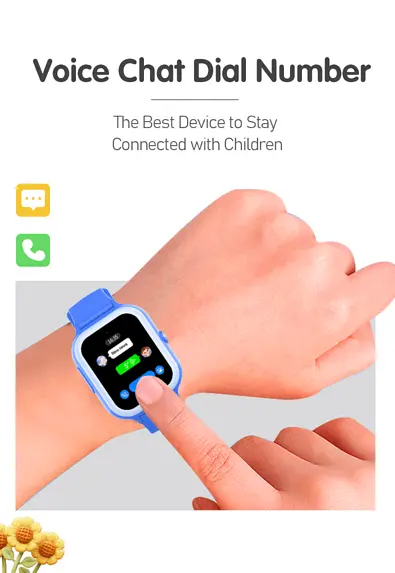 Смарт годинник-телефон дитячі Wonlex KT31 4G з камерою WI-FI GPS SIM-картою Blue (16997) - фото 10
