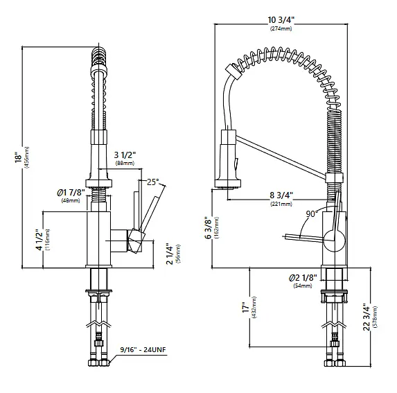 Смеситель для кухни Kraus Bolden KPF-1610SFACB, Бронза - фото 4