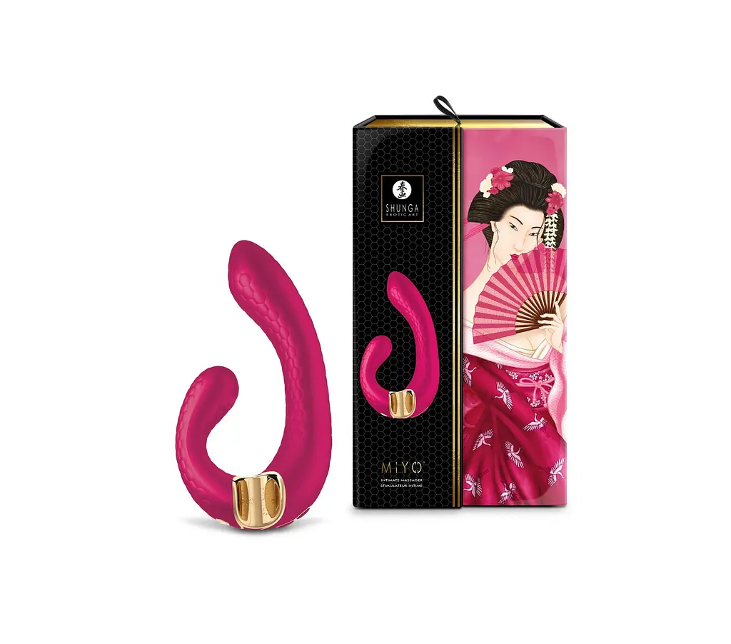 Вібратор-кролик Shunga Miyo Raspberry - фото 7