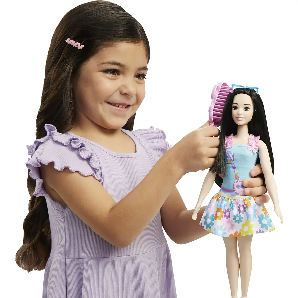 Лялька Barbie Моя перша Barbie Брюнетка з білченям (HLL22) - фото 6