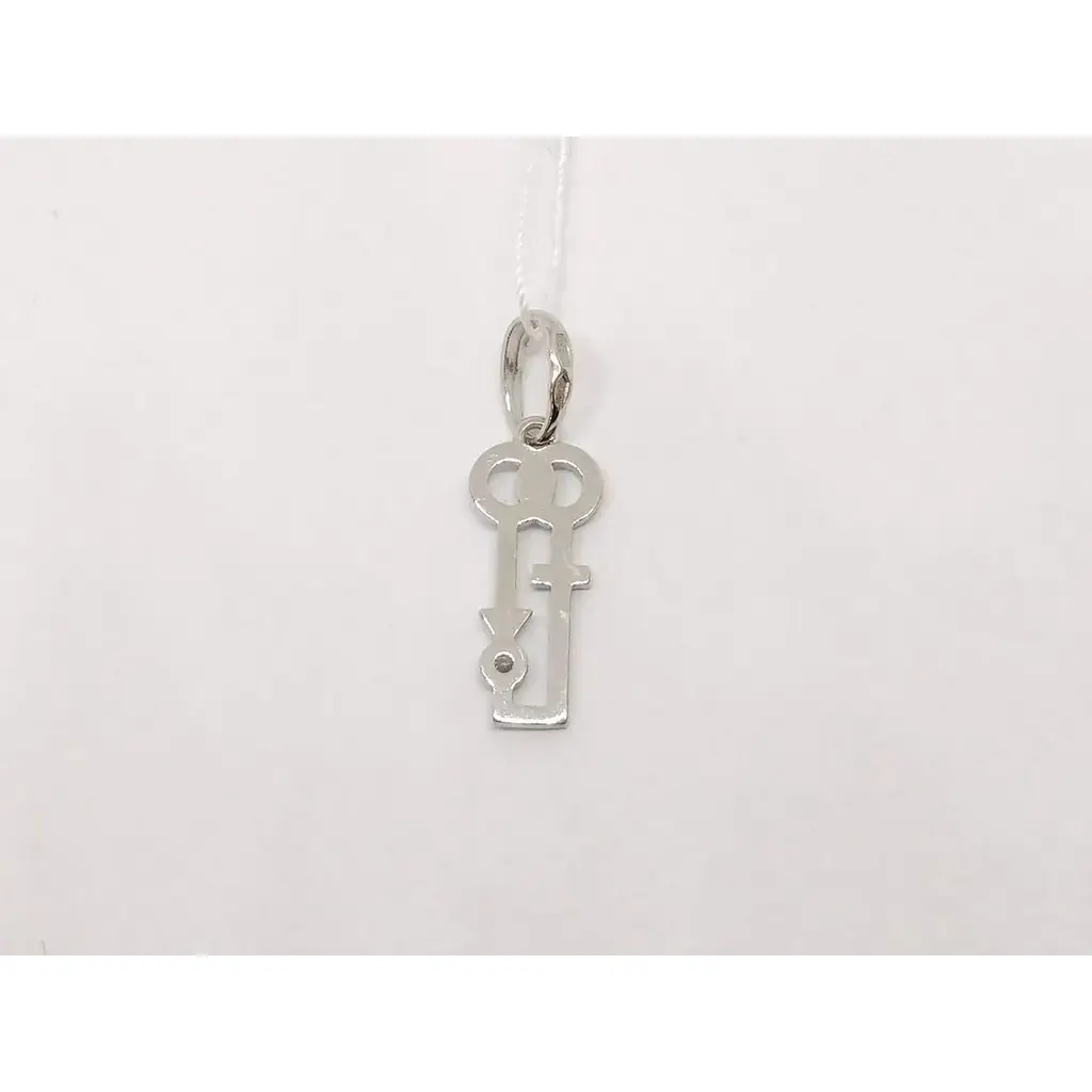 Срібна підвіска Aurora з фіанітом. 89037Б - фото 3