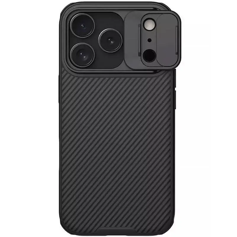 Карбонова накладка Nillkin CamShield Pro для Apple iPhone 17 Pro Max (6.9) Black - фото 2