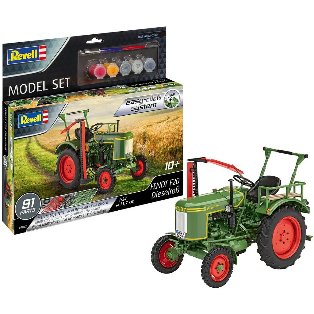 Збірна модель Revell Набір Трактор Fendt F20 Dieselroß рівень 2 масштаб 1:24, 91 деталь (RVL-67822) - фото 2