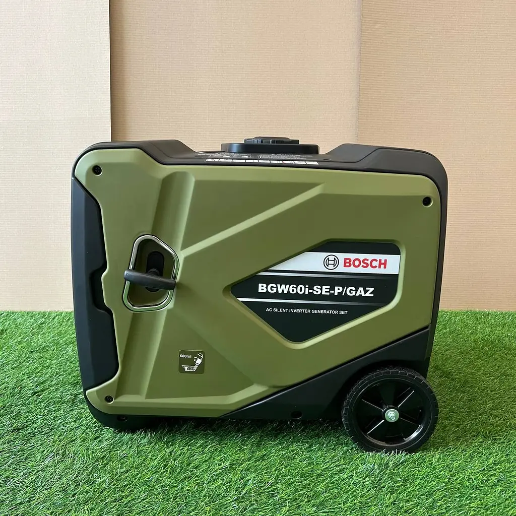 Інверторний Двопаливний генератор-чемодан з колесами Bosch BGW60i-SE-P/GAZ (4.5/5.0 кВт) +Електростартер - фото 3