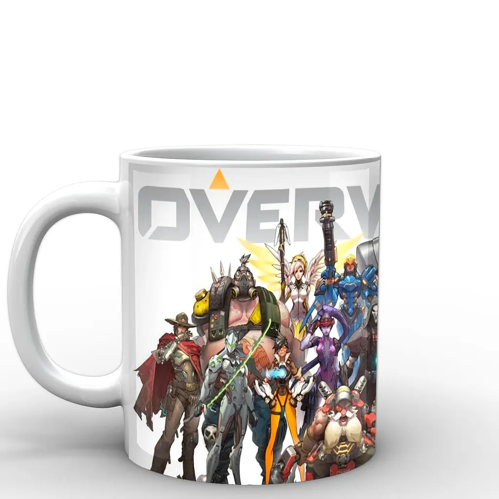 Кухоль GeekLand Overwatch Овервотч постер OW.02.001 330 мл білий - фото 2