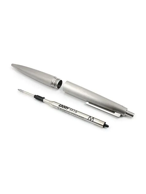Кулькова авторучка Lamy 2000 Нержавіюча сталь, Стрижень M16 1,0 мм Чорний (4029630) - фото 4