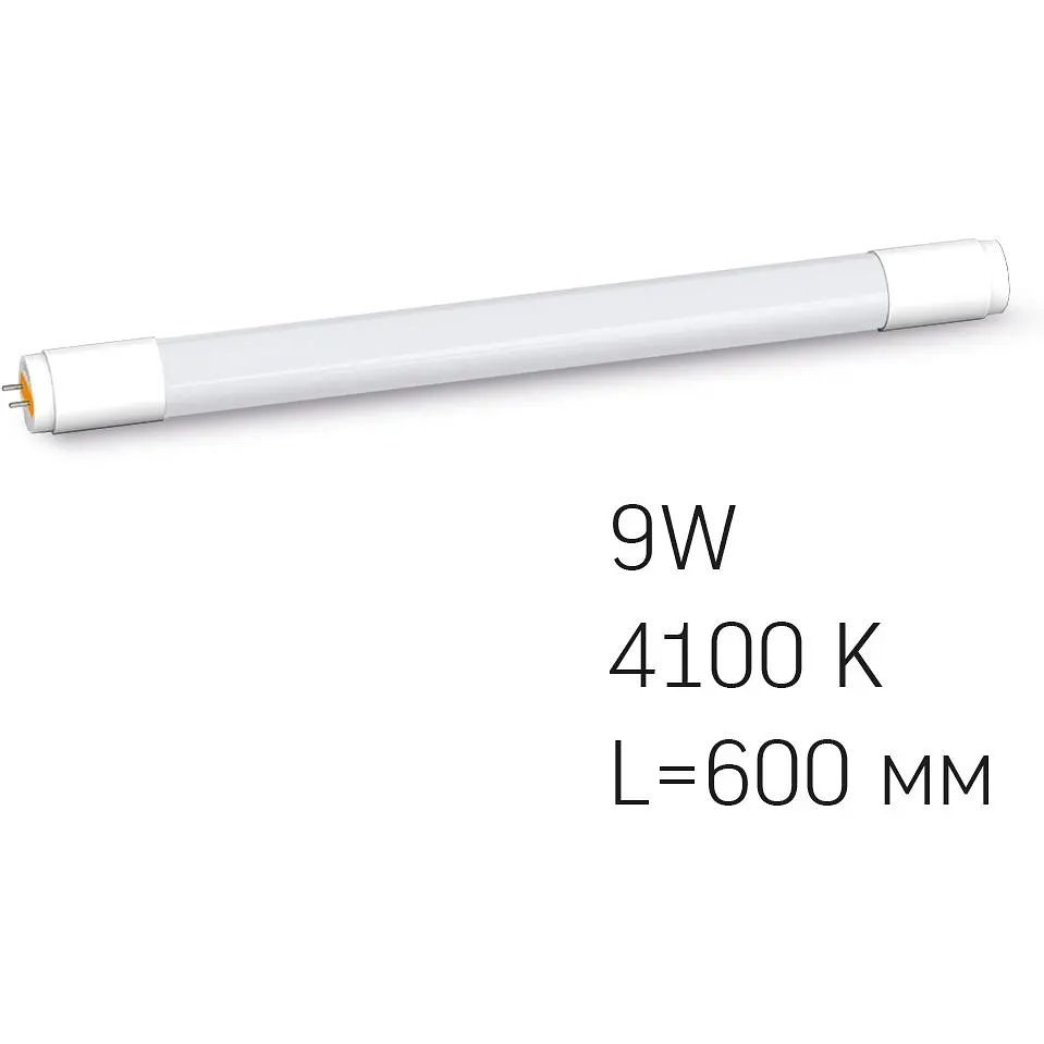 Лампа світлодіодна Videx LED матова T8b 9W 0.6M 4100K (VL-T8b-09064) - фото 2