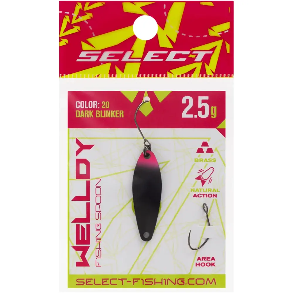 Блесна Select Welldy 2.5g 31mm #20 Dark Blinker - фото 2