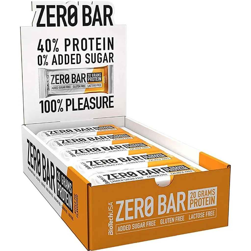 Батончик протеїновий BiotechUSA Zero Bar Apple pie 50 г - фото 2